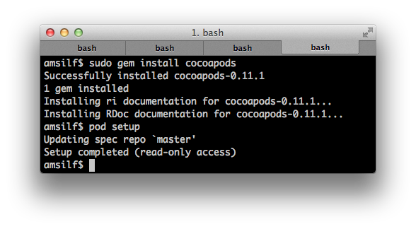 CocоaPods — мощное средство в руках Objective C разработчика CocоaPods — мощное средство в руках Objective C разработчика