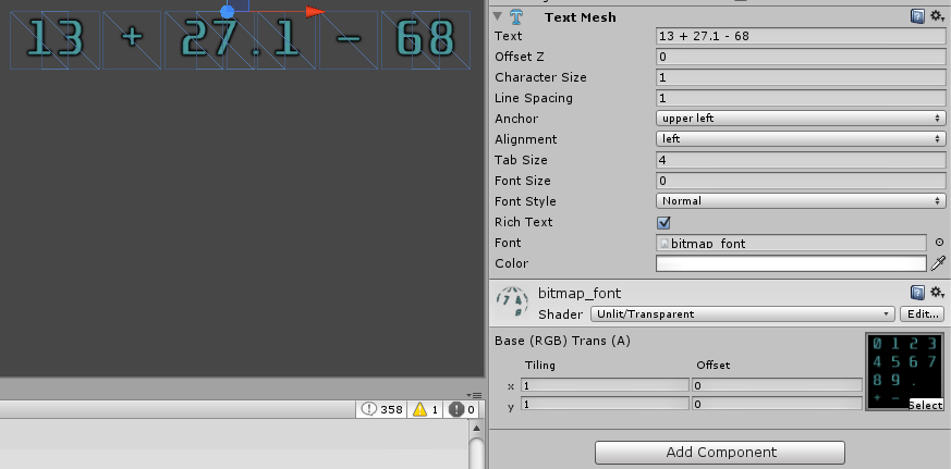 Custom font в Unity3d
