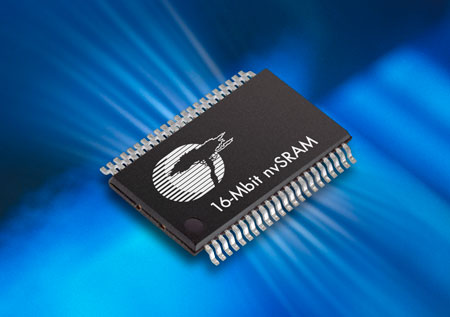 Cypress выпускает память nvSRAM плотностью 16 Мбит, рассчитанную на прямое подключение к контроллеру NAND