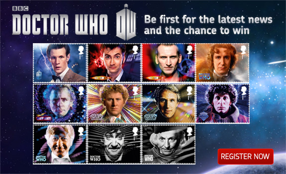 Dr.Who на почтовых марках