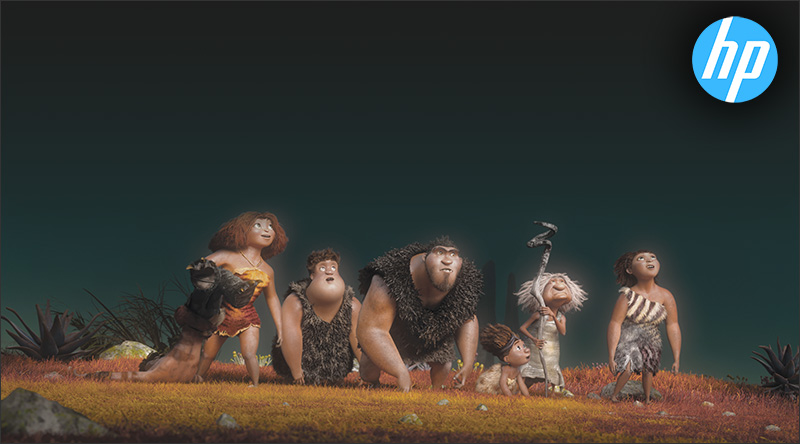 DreamWorks и HP: создание «Семейки Крудс»