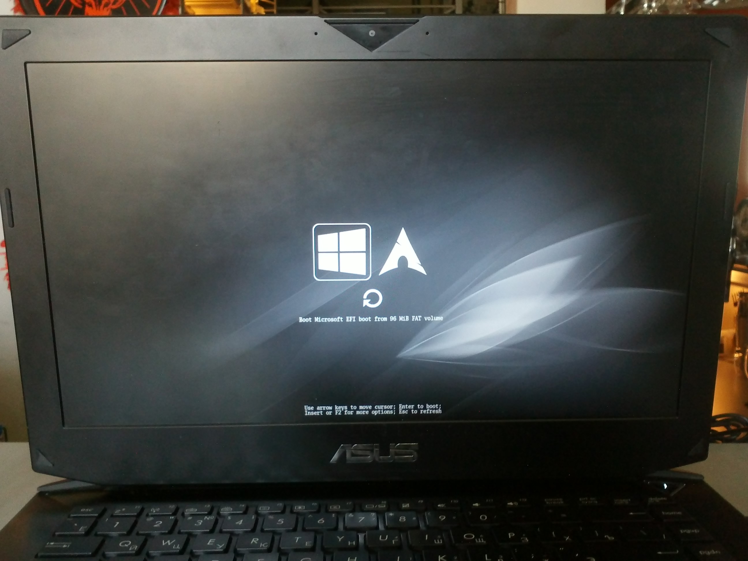 asus g46vw rEFInd