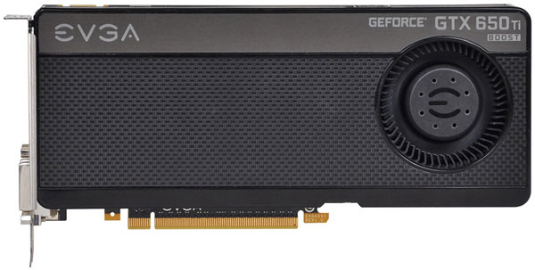 EVGA ставит на 3D-карту GeForce GTX 650 Ti Boost радиальный вентилятор и разгоняет ее GPU до 1137 МГц