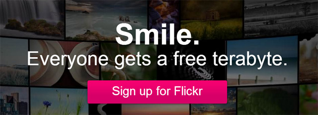 Flickr дарит каждому пользователю по 1 терабайту для хранения фотографий и видео