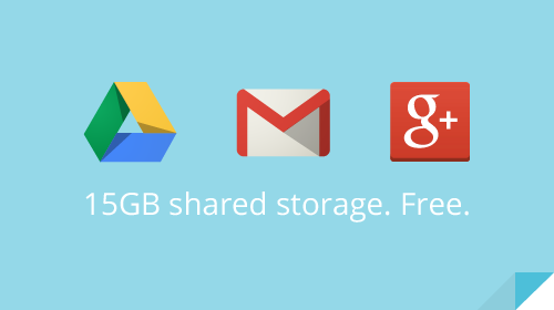 Gmail + GDrive = теперь 15 гигабайт бесплатно