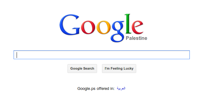 Google признал Палестину