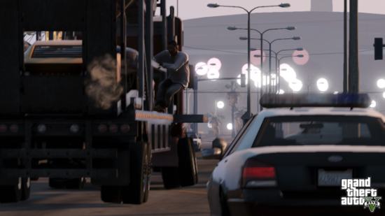 Grand Theft Auto V — демонстрация мультиплеера