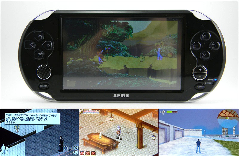 IconBIT XFIRE 550DV: обзор и тест портативной игровой системы с большим сенсорным экраном и встроенным видео декодером