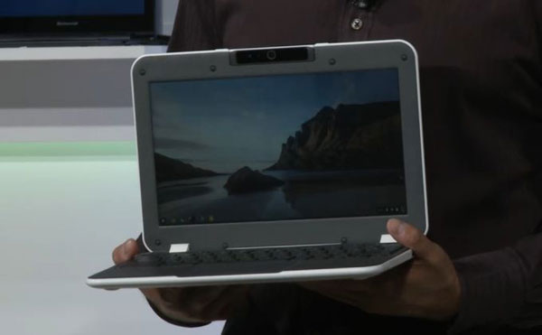 Так выглядит референсный дизайн ученического ноутбука Intel под управлением Chrome OS