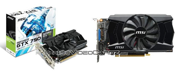 Модель MSI GeForce GTX 750 получит систему охлаждения с одним вентилятором