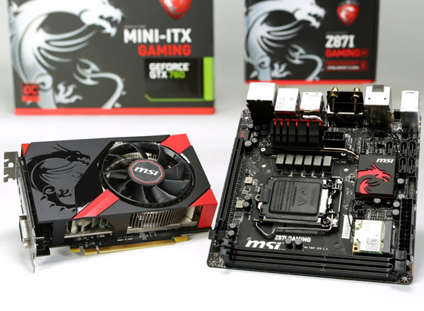 MSI показала системную плату Z87I Gaming AC и 3D-карту GTX 760 Gaming OC ITX
