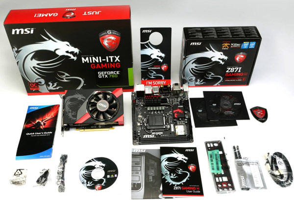 MSI показала системную плату Z87I Gaming AC и 3D-карту GTX 760 Gaming OC ITX