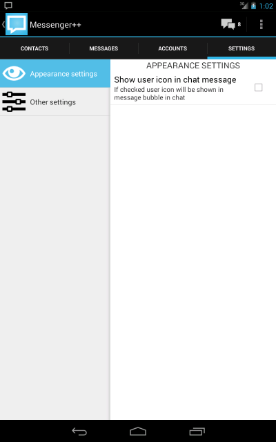 Messenger++ — мультипротокольный открытый мессенджер для Android image