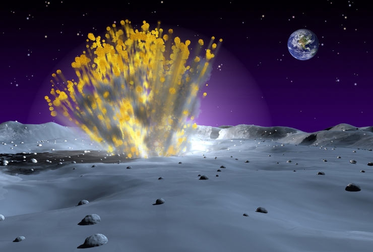 NASA зарегистрировала крупнейший за историю современных наблюдений взрыв на Луне