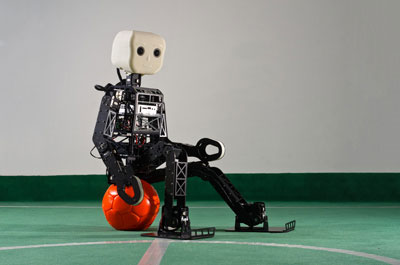 Open source роботы играют в футбол