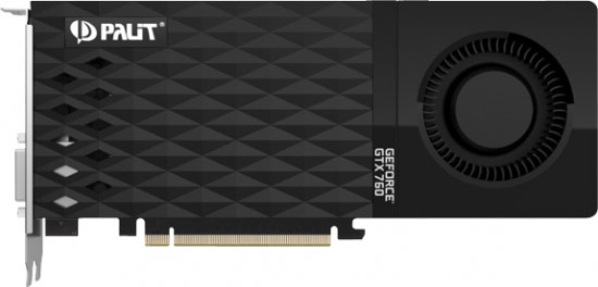 Одновременно представлена модель Palit GeForce GTX 760