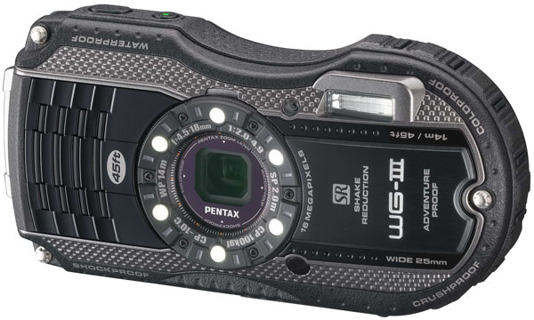 Pentax относит камеры WG-3 и WG-3 GPS к 15-му поколению камер в усиленном исполнении