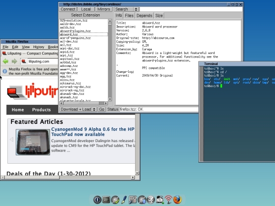 PiCore: дистрибутив Linux объемом в 25 МБ для Raspberry Pi