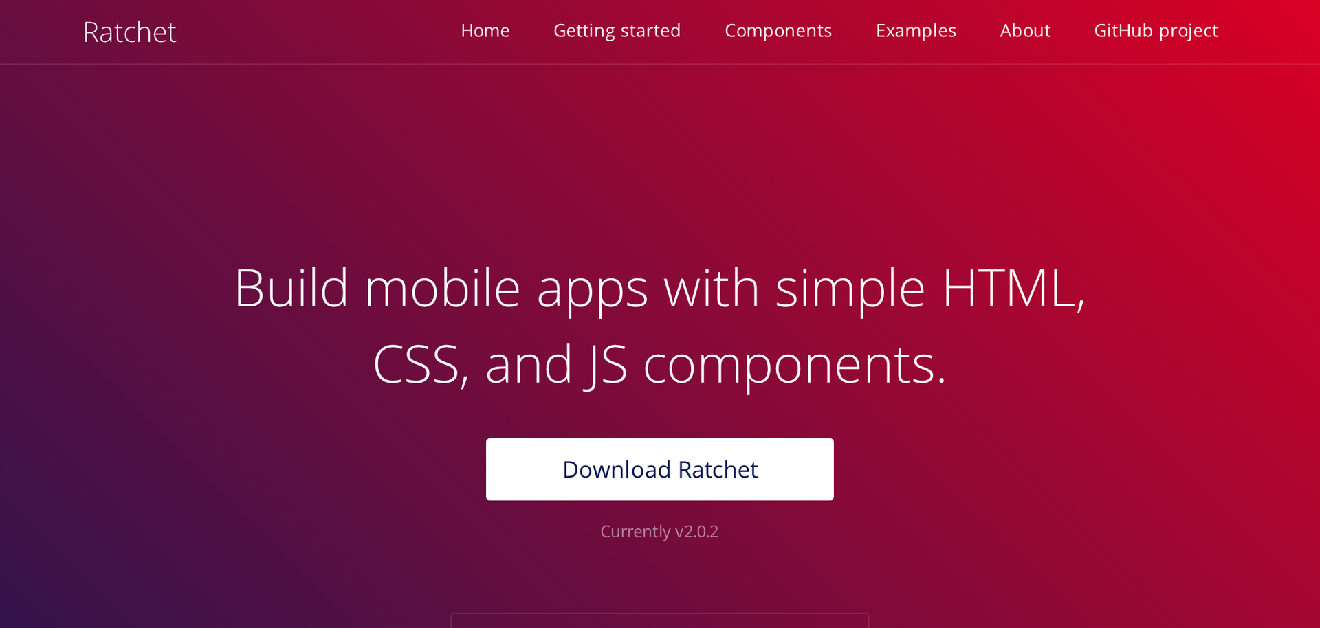Ratchet 2.0 — самый красивый HTML5 фреймворк теперь дружит и с iOS, и с Android