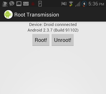 Root Transmission: получаем Root права на одном Android устройстве при помощи другого Android устройства
