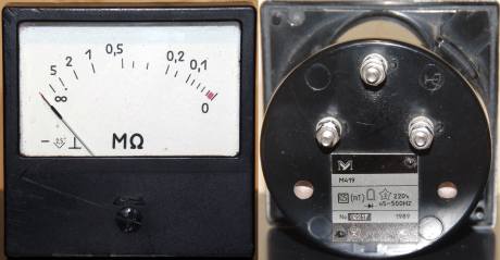STM32 метеостанция, аналоговая индикация