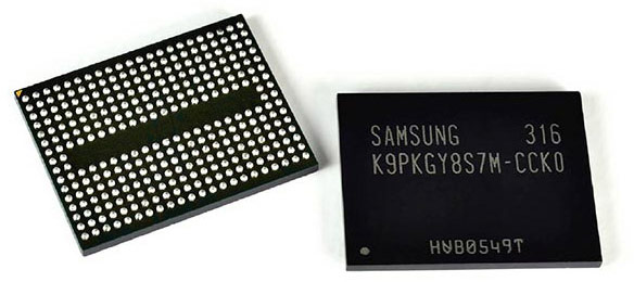 Объемная компоновка позволит Samsung преодолеть предел наращивания объема флэш-памяти