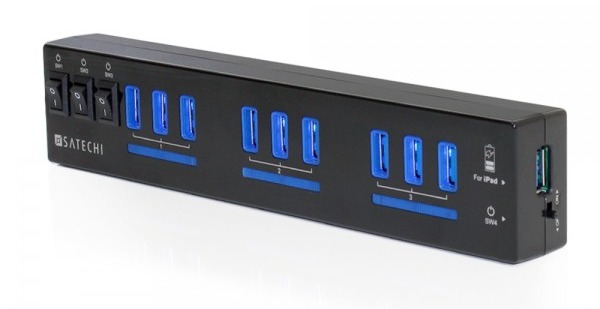 Satechi выпускает концентратор USB 3.0, способный отдать в один из портов ток силой до 2,1 А