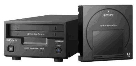 Sony анонсирует выпуск архивных хранилищ на оптических дисках