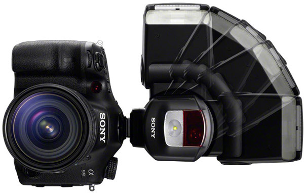 Внешняя вспышка Sony HVL-F43M совместима с фотокамерами и видеокамерами Sony, оснащенными креплением Multi Interface Shoe