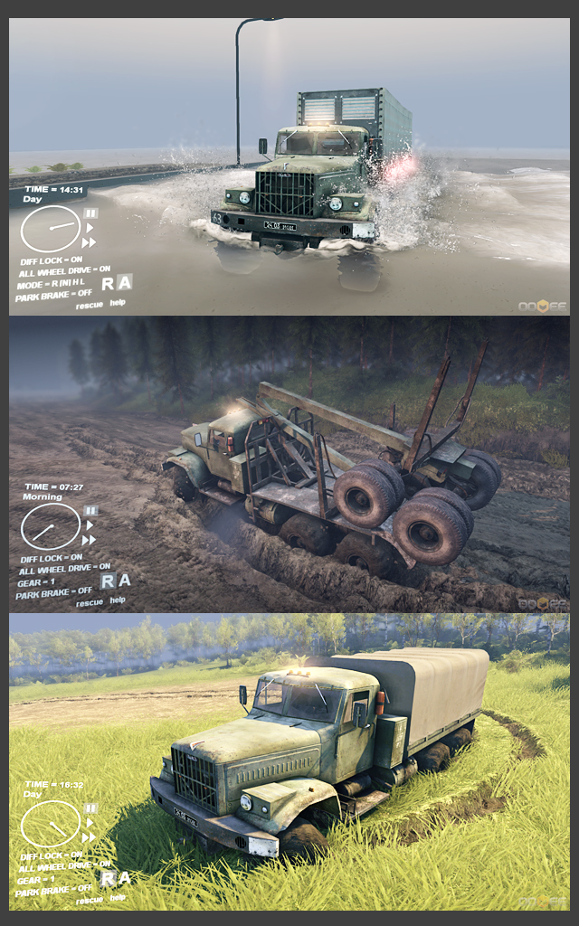 Spintires — (симулятор грязевиков на Kickstarter) — «тайга которой нужны ваши крылья»