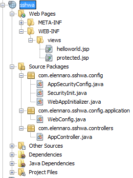 Spring Security Hello World Java Config