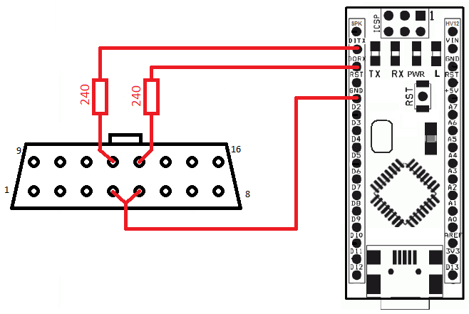 Subaru и Arduino: протокол SSM1. Рукопожатие