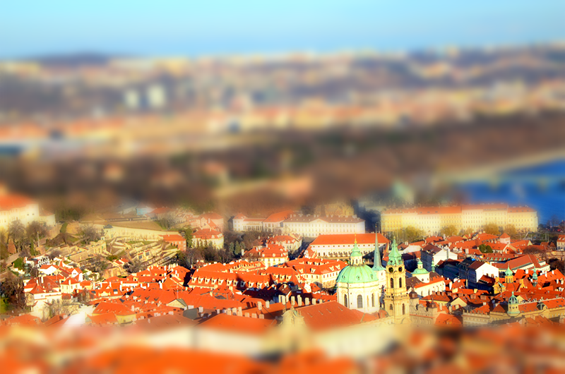 Tilt Shift фотографии своими руками