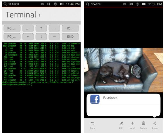 Ubuntu Phone уже поддерживает интернет подключение, социальные приложения, звонки и многое другое