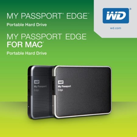 WD начинает поставки внешних накопителей My Passport Edge и My Passport Edge for Mac 