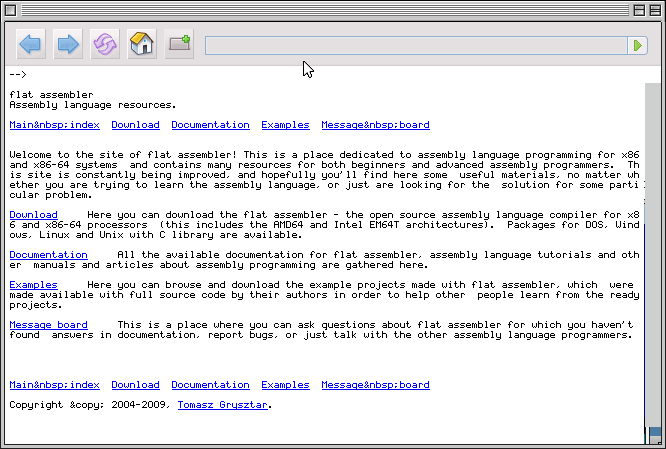 WebView или история о том, как в KolibriOS браузер писался