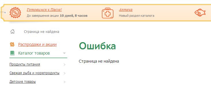 Анализ страниц 404 й ошибки топовых магазинов Рунета