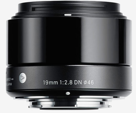 Объектив Sigma 19mm F2.8 DN будет выпускаться в вариантах для камер систем Micro Four Thirds и Sony E-mount