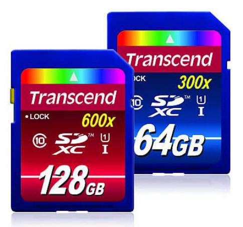 SDXC UHS-I объемом 64 ГБ имеют маркировку 300x, объемом 128 ГБ — 600