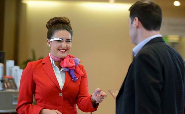 Virgin Atlantic тестирует Google Glass