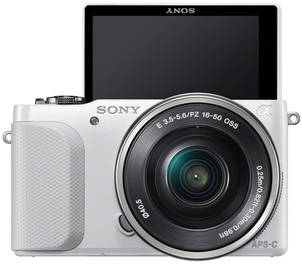 Дисплей камеры Sony NEX-3N поворачивается на 180°