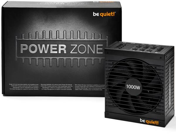 Цена БП Be Quiet! Power Zone мощностью 650 Вт составляет 105 евро, 750 Вт — 125 евро, 850 Вт — 149 евро, 1000 Вт — 169 евро