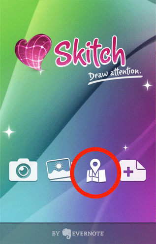 Блог компании Evernote Corporation / Обновление Skitch для Android: географические карты и сохранение на карту памяти
