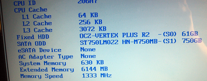 Доустановка SSD в ноутбук