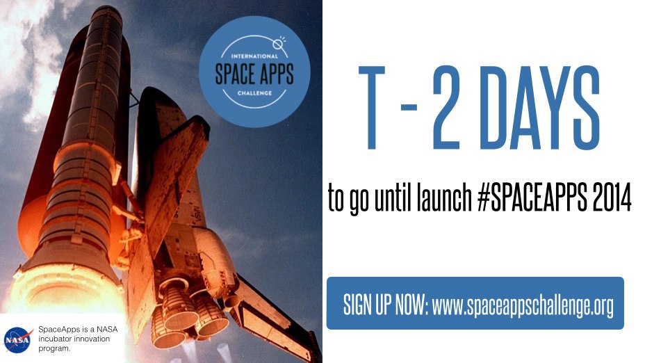 Два дня до International Space Apps Challenge