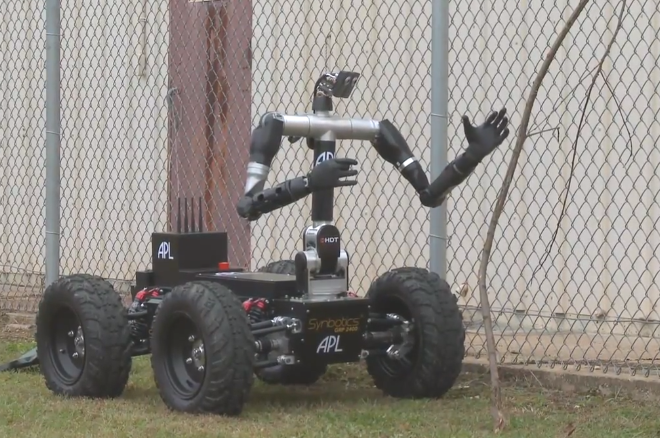 Двурукая подвижная роботизированная платформа