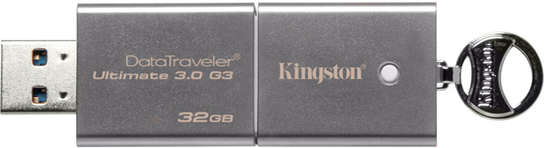 Флэш-накопители Kingston DataTraveler Ultimate 3.0 G3 доступны объемом 32 и 64 ГБ