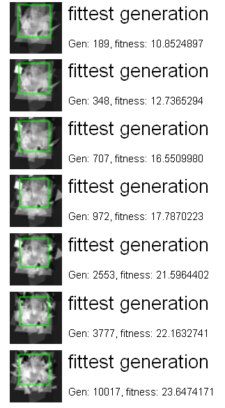 Генетический алгоритм для генерации лиц