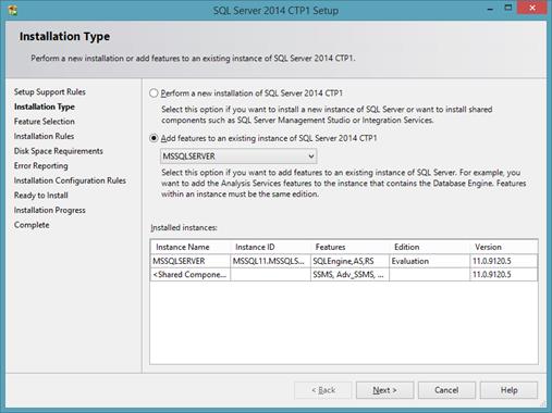 Хранение служебных баз Team Foundation Server 2013 RC на SQL Server 2014 СТР1