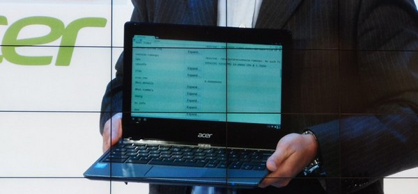 Хромбук Acer на базе процессора Intel Core i3 будет стоить $349